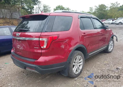 2019 Ford Explorer Xlt z USA, uszkodzony, nr VIN 1FM5K8D88KGA27273